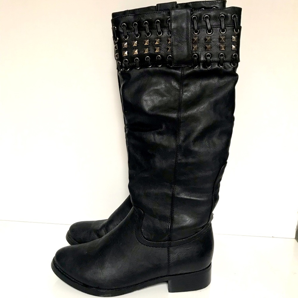 Yoki Cleopatra Studded Boots